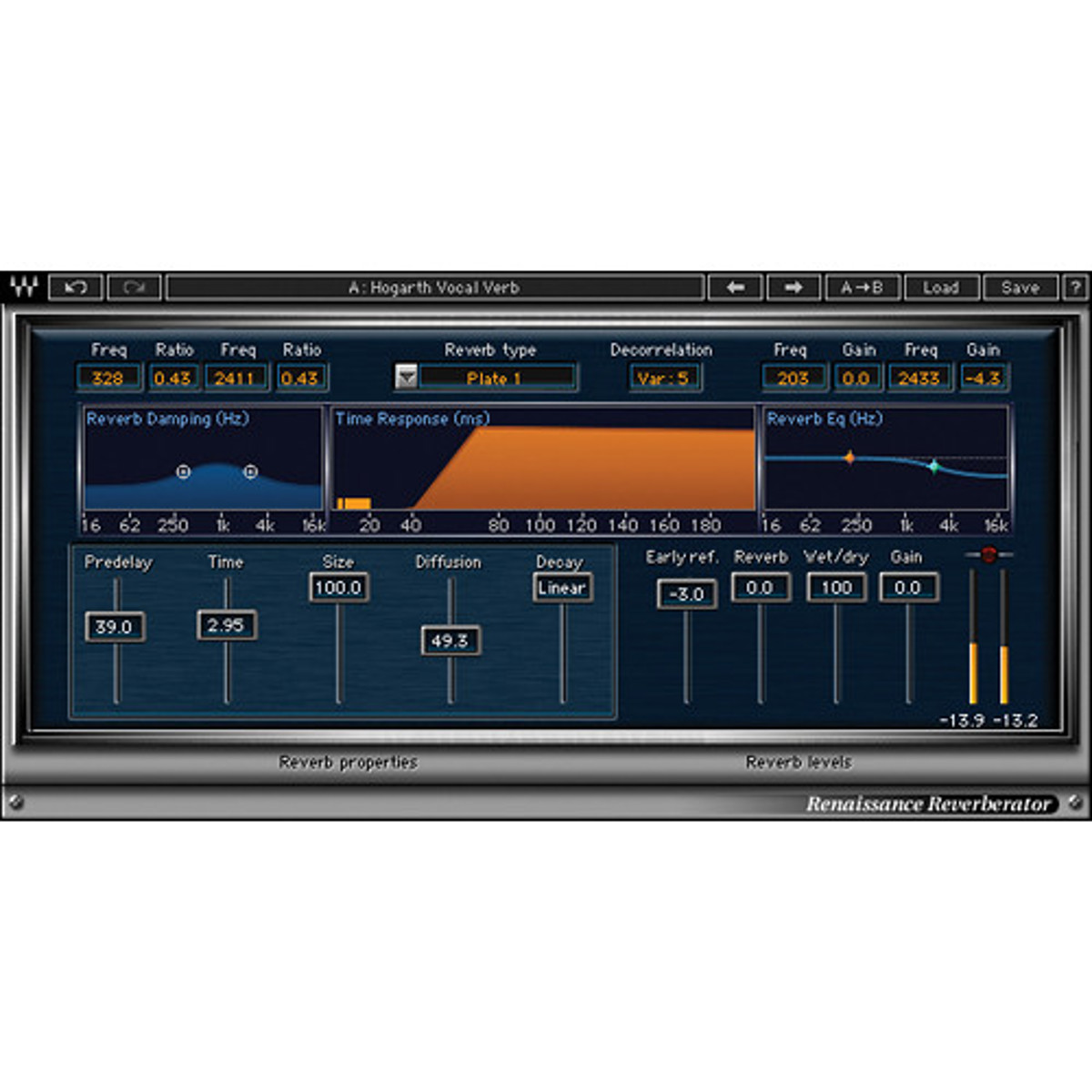 

Waves Renaissance Reverb Plug-In, Native/SoundGrid, Download