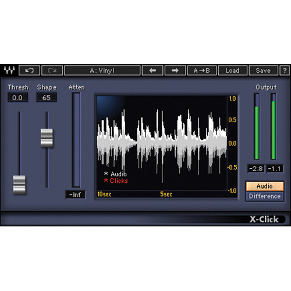 

Waves X-Click - Transient Noise Removal Plug-In, Native/SoundGrid, Download