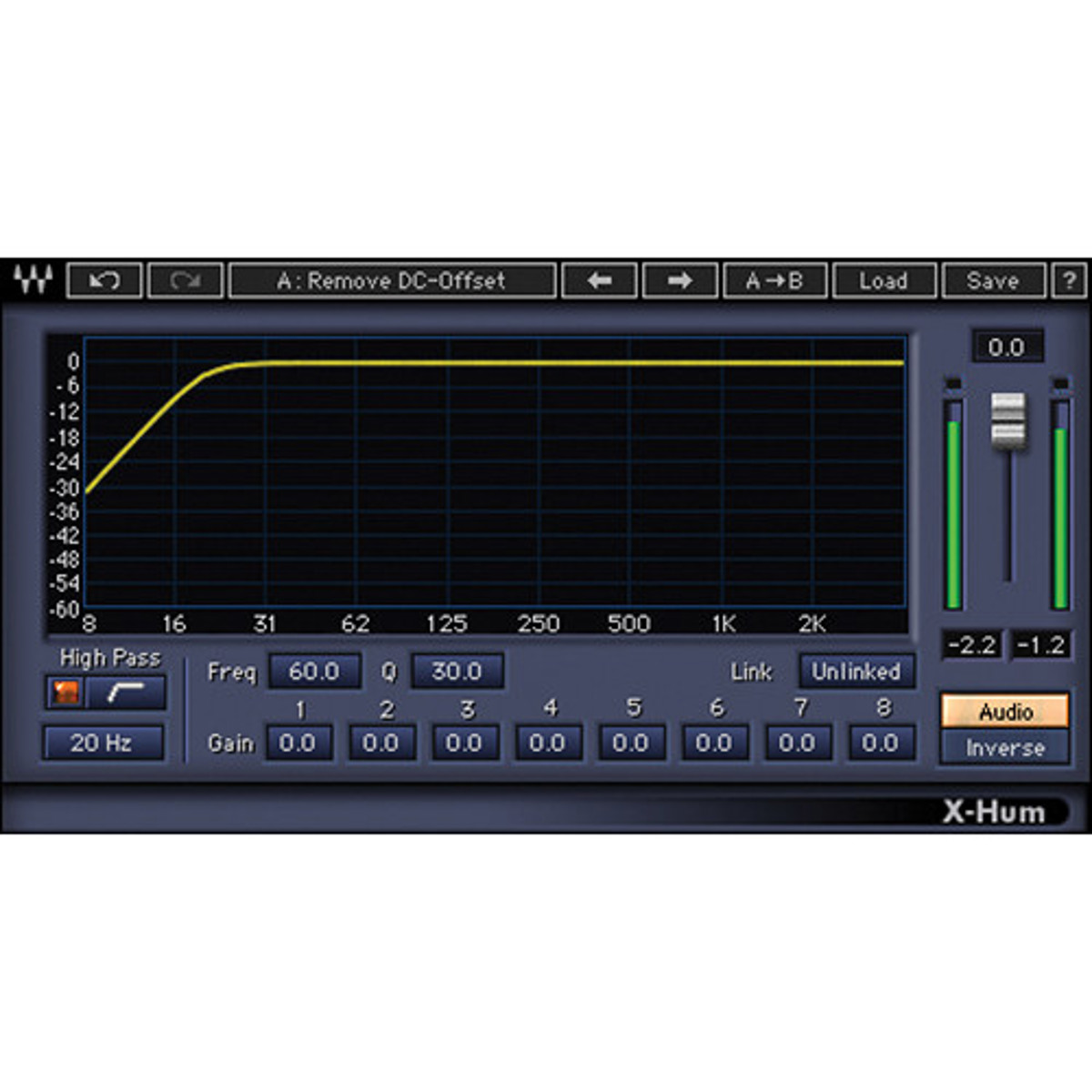 

Waves X-Hum - Hum Removal Plug-In, Native/SoundGrid, Download