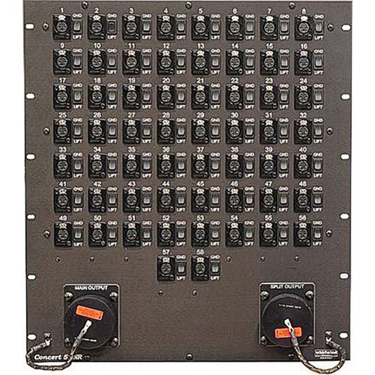

Whirlwind Concert 40 32x8 Rack Mount Transformer Splitter
