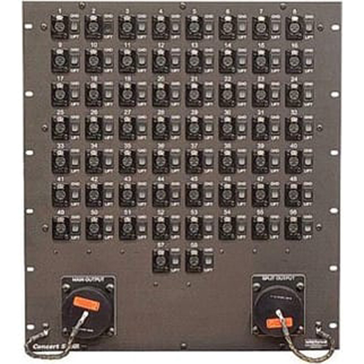

Whirlwind Concert 58 48x0 Rack Mount Dual Transformer Splitter