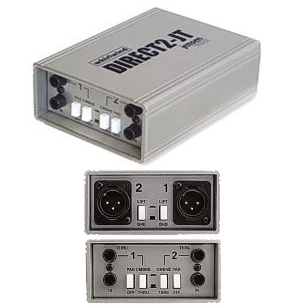

Whirlwind DIRECT2-JT Two Channel Passive Direct Box with Jensen Transformers