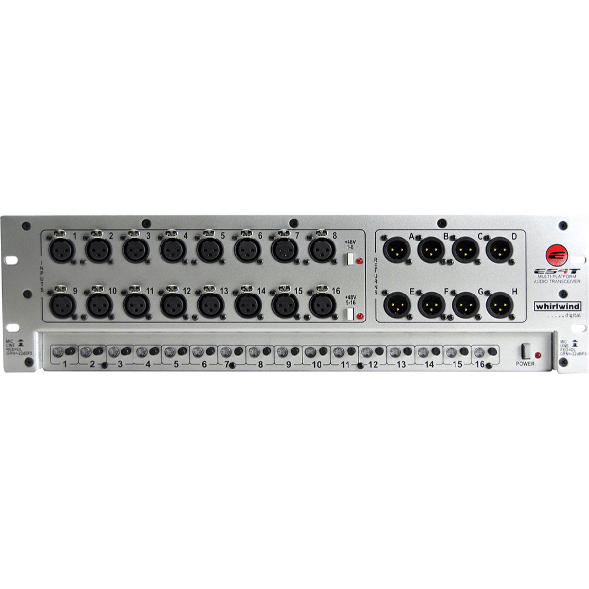 

Whirlwind ES4 Digital Snake Transmitter for Madi, 16 Line Outputs, 8 Line Input