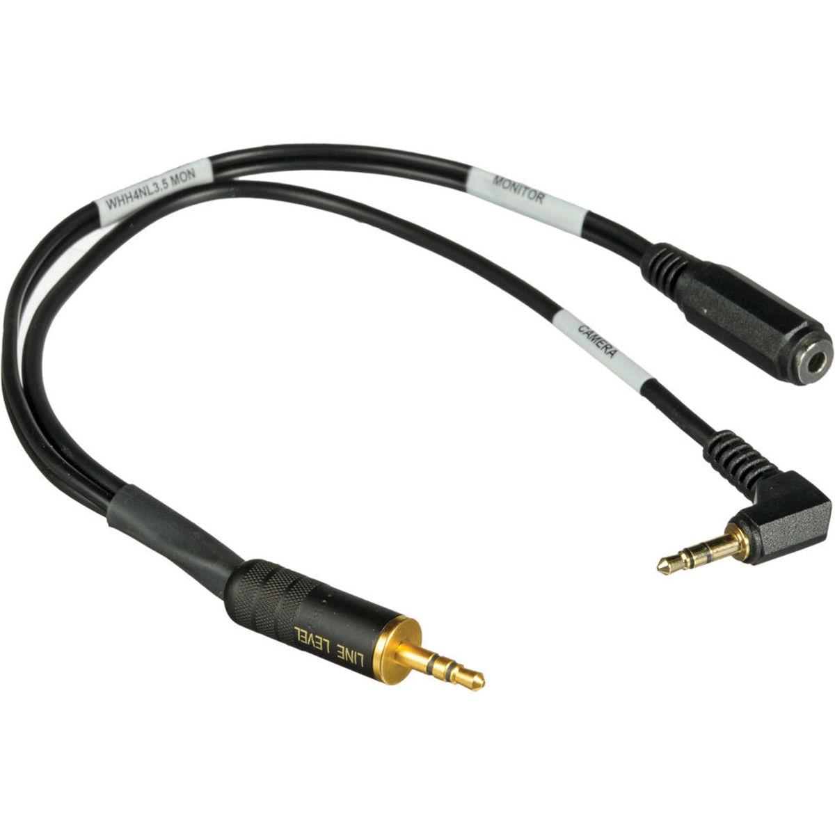 Photos - Other Sound & Hi-Fi Whirlwind WHH4NL 3.5 MON 1' Line-to-Microphone Attenuator Cable, HDSLR Cam 