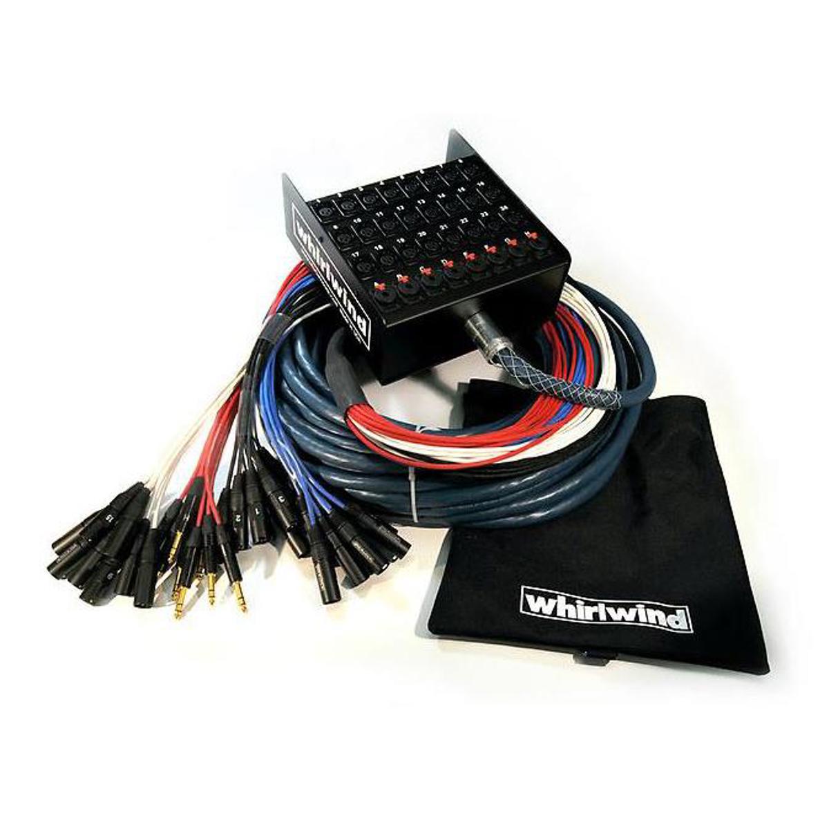 

Whirlwind 150' Box to Fan 8 1/4" TRS Medusa Elite Snake Cable, 24 XLR Inputs