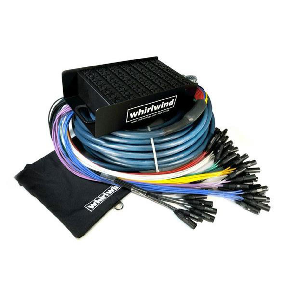 

Whirlwind 150' Box to Fan 8 XLR Medusa Elite Snake Cable, 28 XLR Inputs