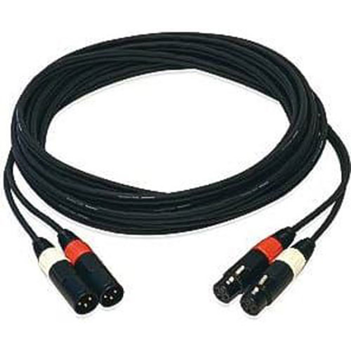

Whirlwind MK4PP 1' Siamese Stereo 2 XLR Female to 2 XLR Male Mic Cable