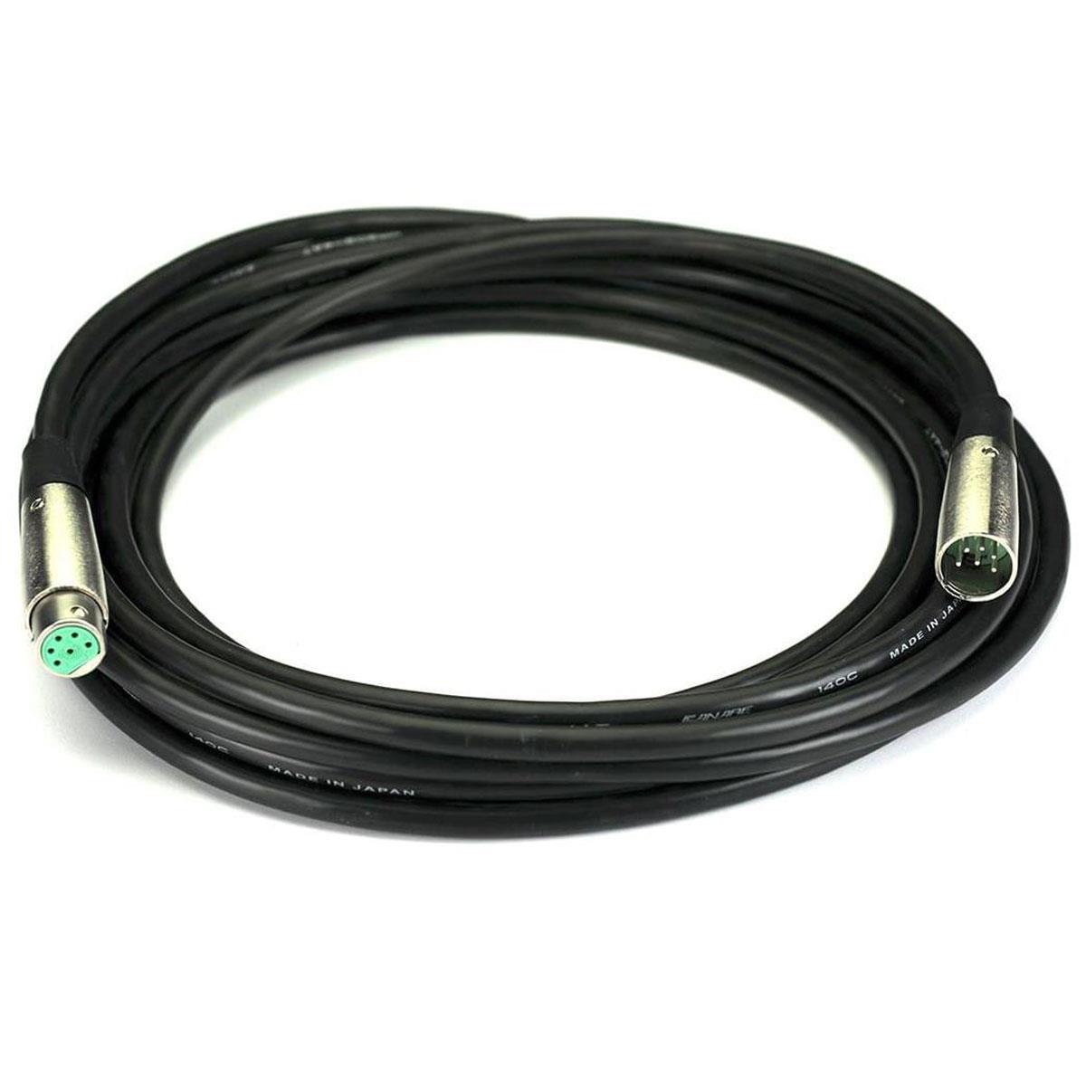 Image of Whirlwind 6-Pin XLRM to XLRF Intercom Mic Cable Clear-Com