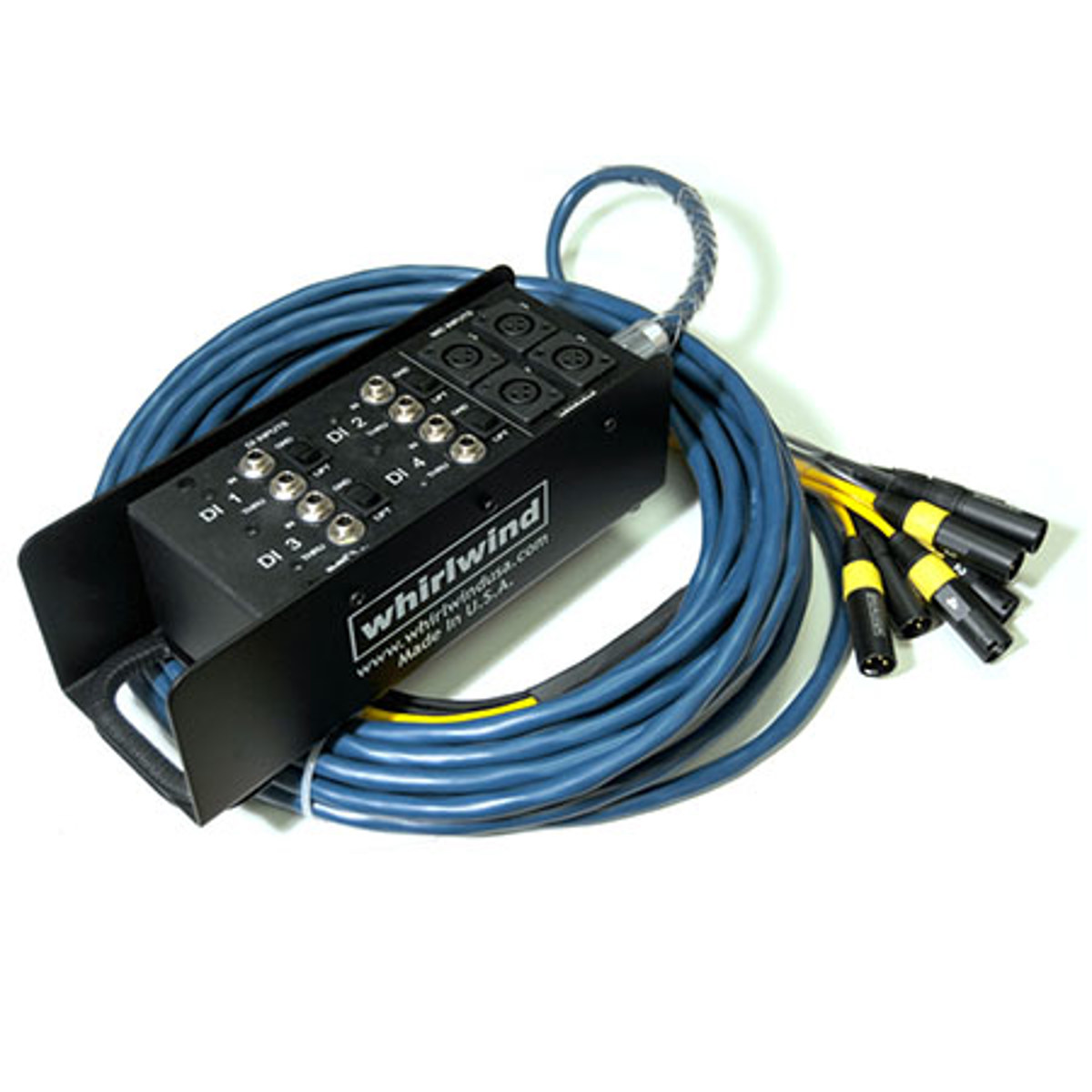 

Whirlwind 50' Box to Fan 4 1/4" DI and 4 XLR Mic Inputs Medusa MultiSnake Cable