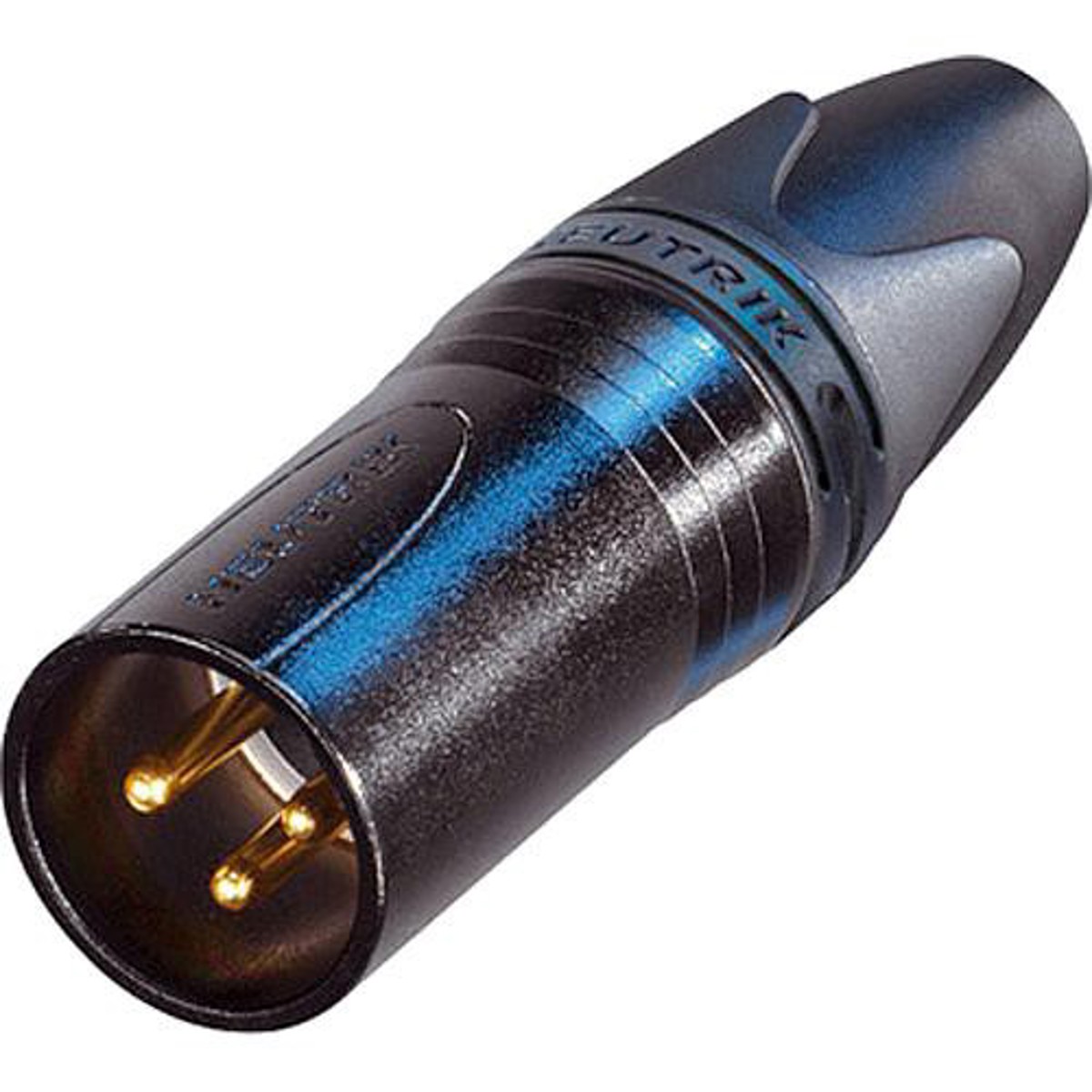 

Whirlwind 3 Pole XLR Male Inline Connector, Black Metal Housing, Gold Contacts