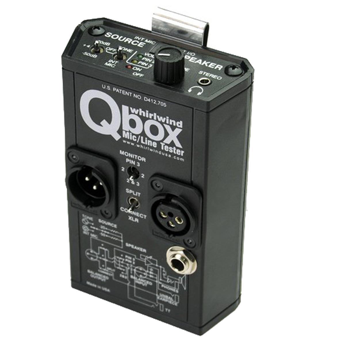 Image of Whirlwind Qbox Audio Line Tester/Cable Tester/Test Tone Generator