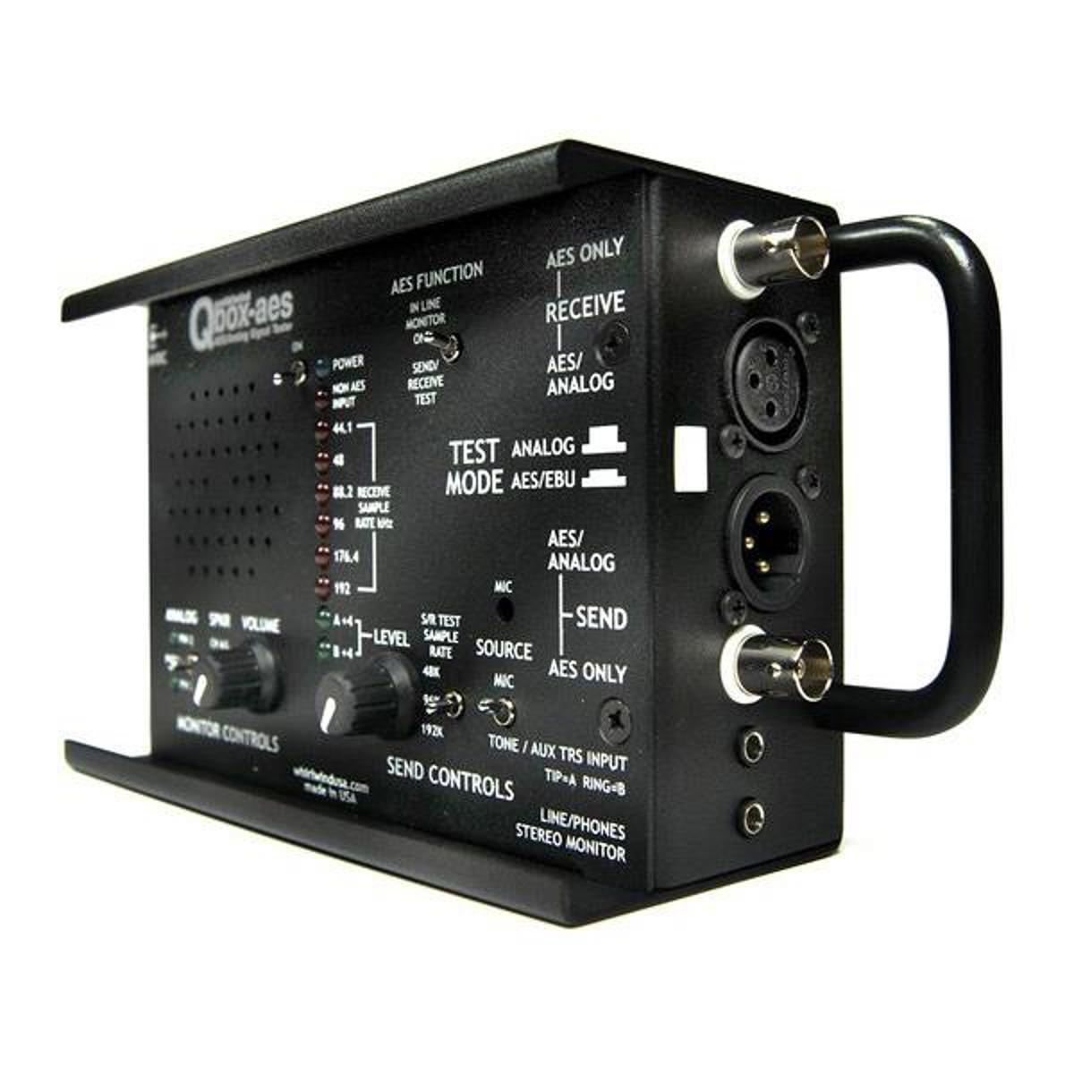 

Whirlwind Qbox-AES Analog Signal Tester