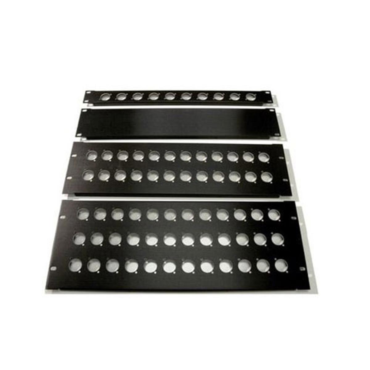 

Whirlwind 2RU Space Punched Rack Panel for 6 EP Connectors, 6 Holes