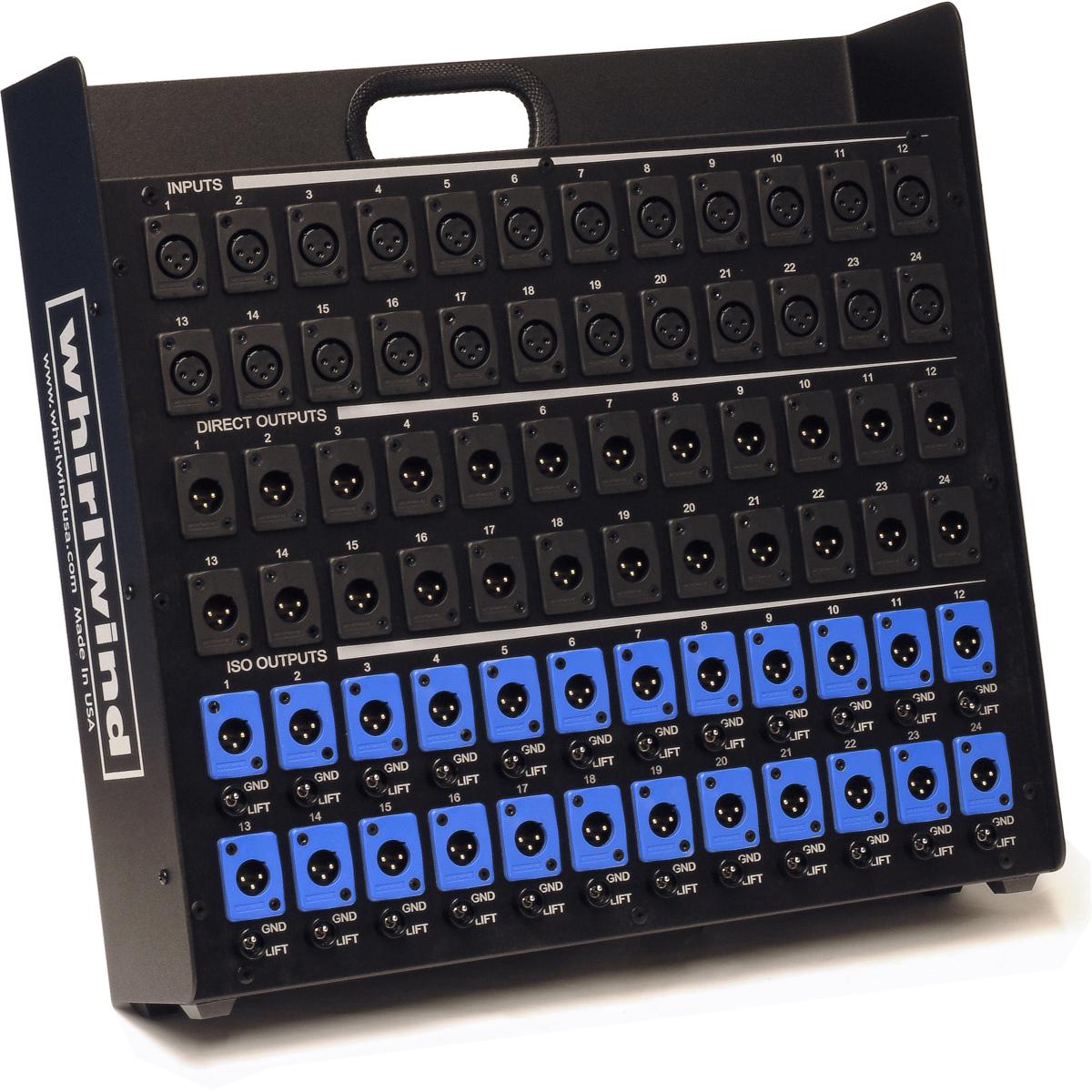 

Whirlwind Stage Box 16 XLRF In & 32 XLRM Output Splitter with Ground Lift Switch