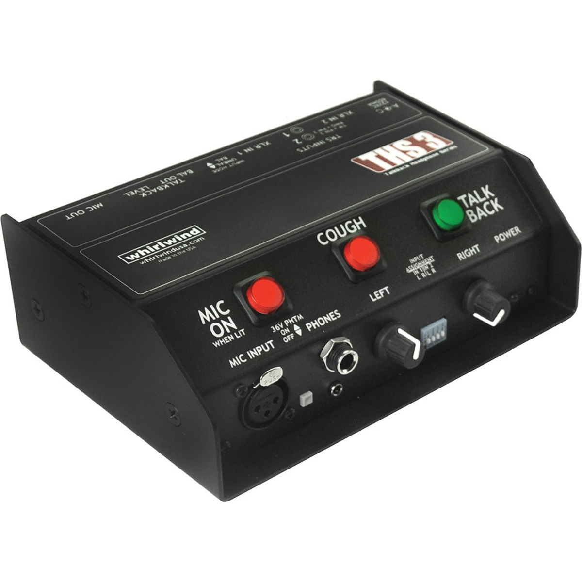

Whirlwind THS 3 Talkback/Headphone Sports Announcer Console Box