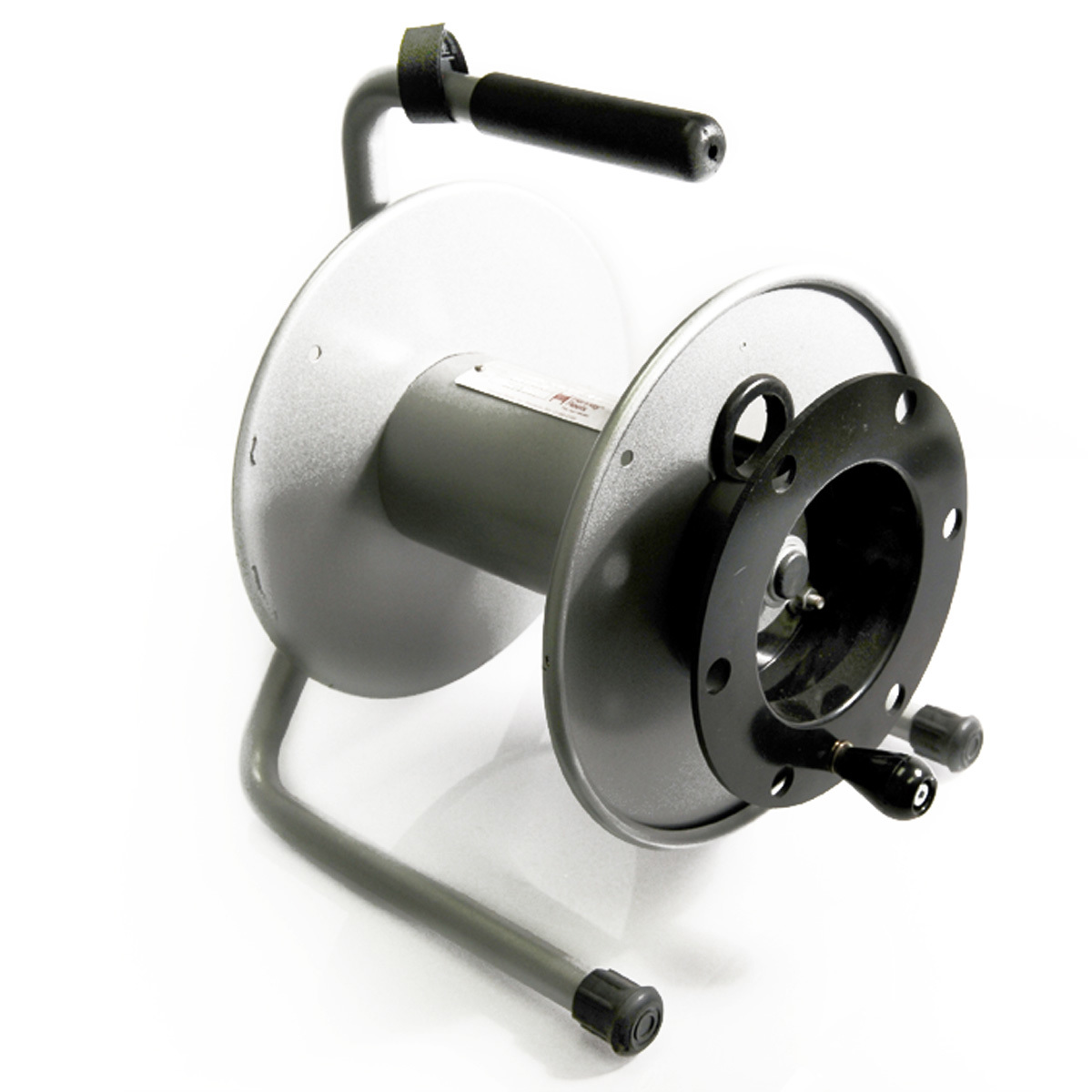 

Whirlwind Small Capacity Reel with Additional External Drum for Cables, Gray