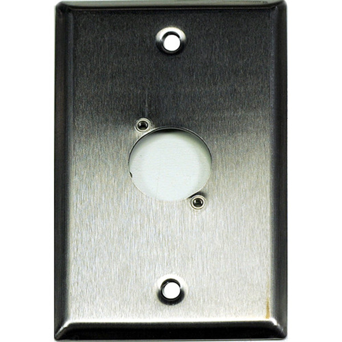 

Whirlwind WP1/1H Wall Mounting Plate, 1 Gang, Punched for 1 XLR, Stainless Steel