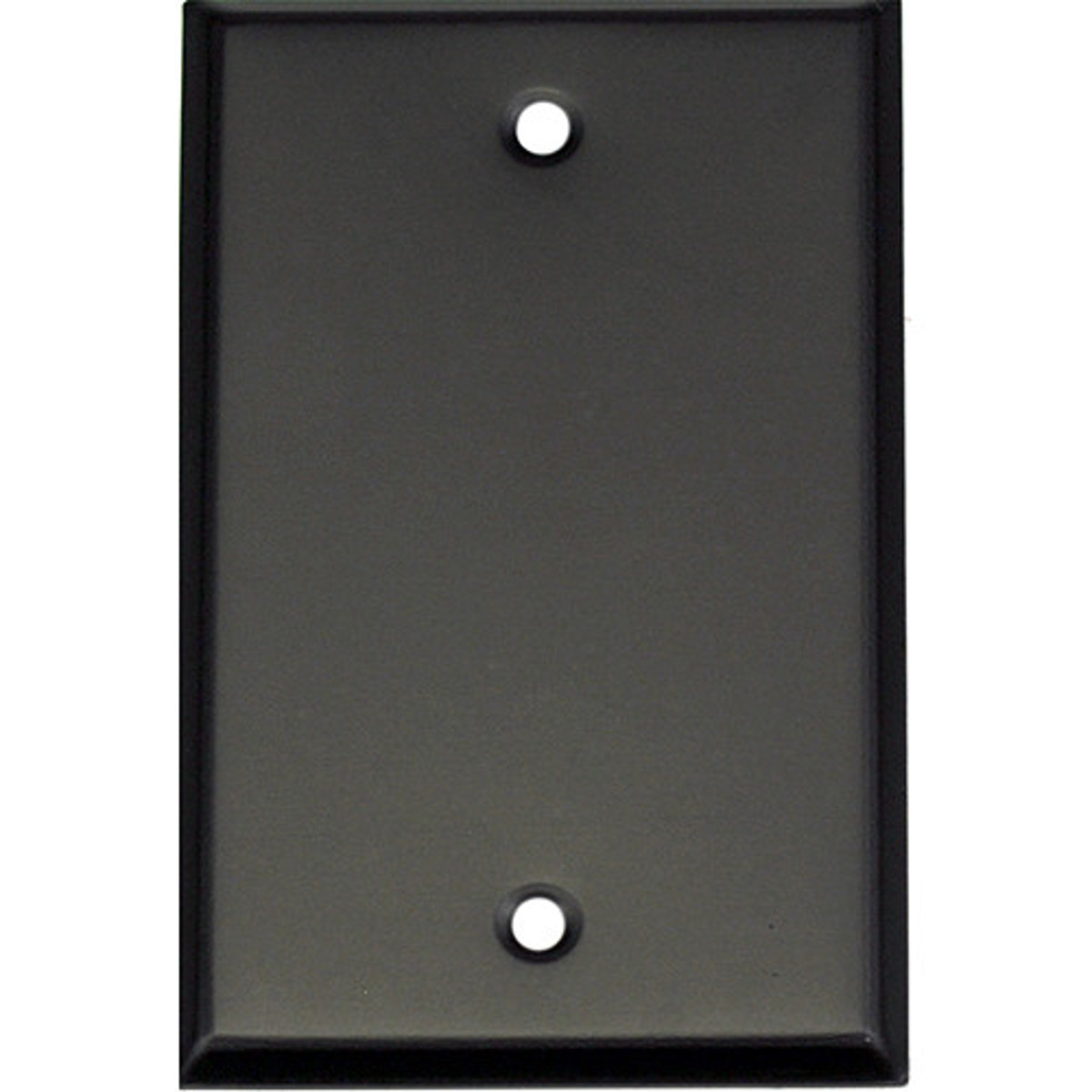 

Whirlwind WP1B/0H Wall Mounting Plate, 1 Gang, Blank, Black