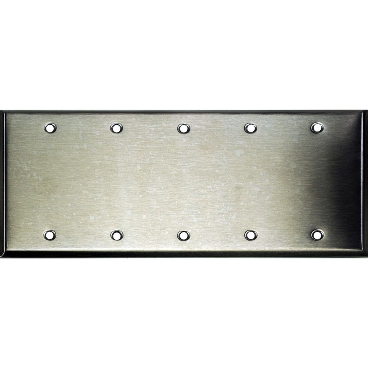 

Whirlwind WP5/0H Wall Mounting Plate, 5 Gang, Blank, Stainless Steel