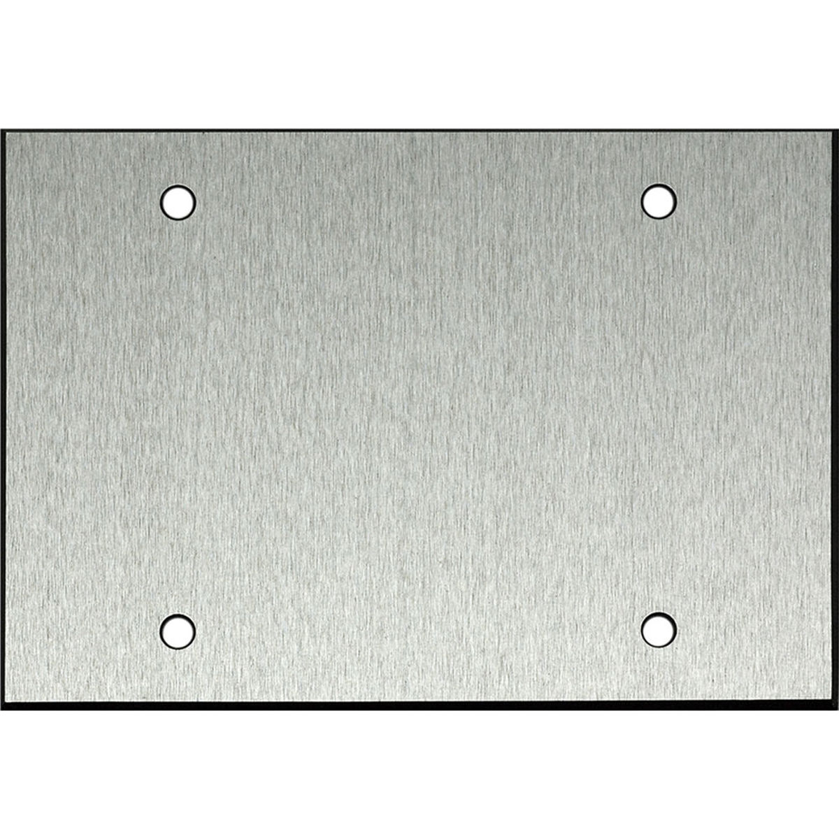

Whirlwind WPX3/0H Wall Mounting Plate, 3 Gang, .125" Clear Anodized Aluminum