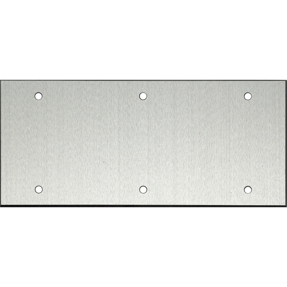 

Whirlwind WPX4/0H Wall Mounting Plate, 5 Gang, .125" Clear Anodized Aluminum