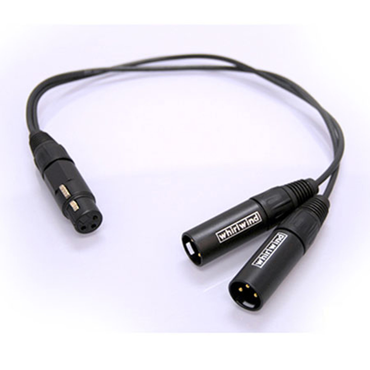 

Whirlwind 1.5' XLR Female to 2 XLR Male Y Adapter Cable