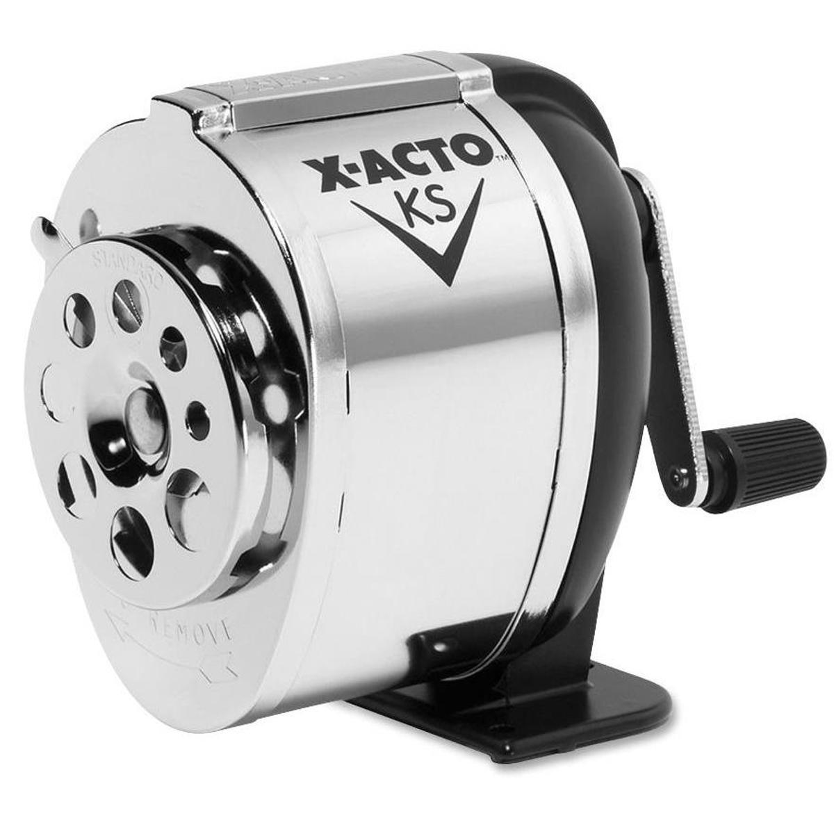 

X-Acto X-acto KS Manual Pencil Sharpener, Chrome/Black