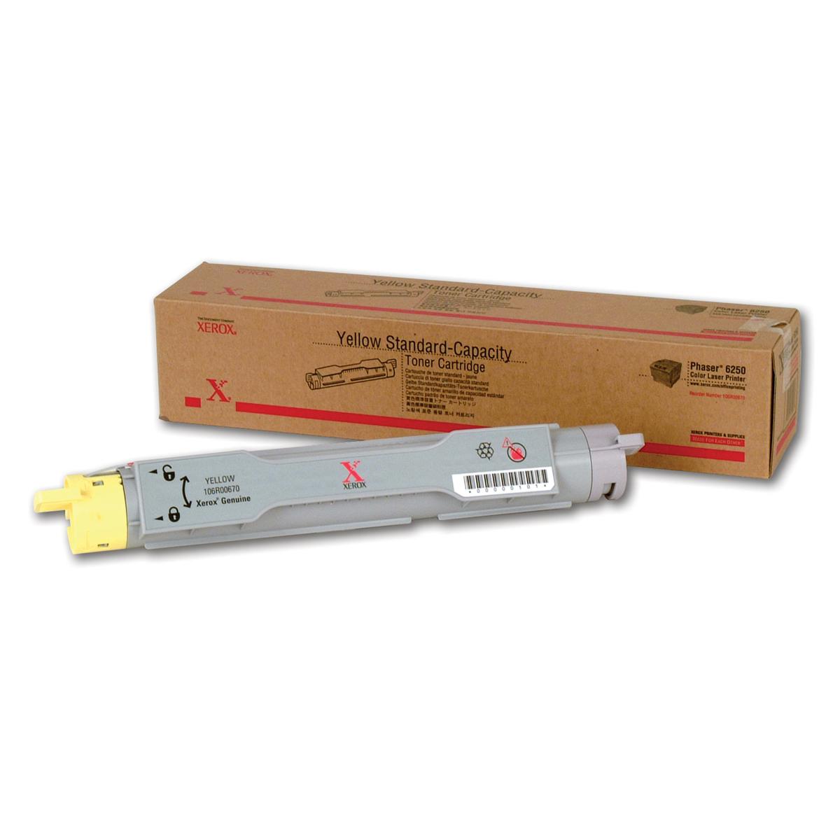 Image of Xerox 106R00670 Yellow Toner Cartridge