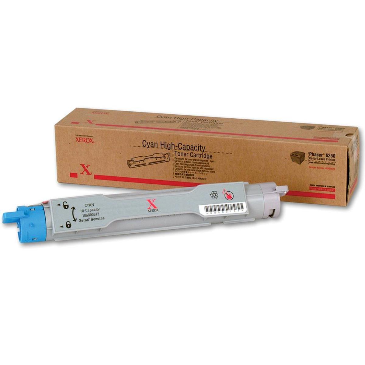 

Xerox High Capacity Cyan Toner Cartridge for Phaser 6250 Printer
