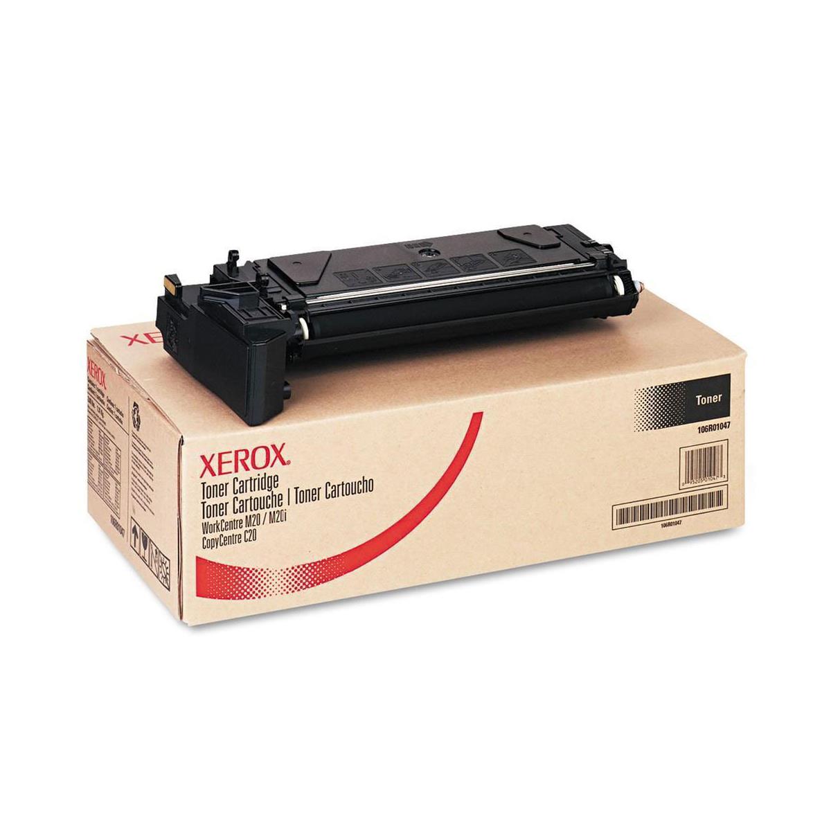Xerox 106R01047 Toner Cartridge for Select CopyCentre and WorkCentre Series Xerox 106R01047 Toner Cartridge C20/M20/M20I for CopyCentre C20 is specially formulated and tested to provide the best image quality and most reliable printing you can count on page after page.