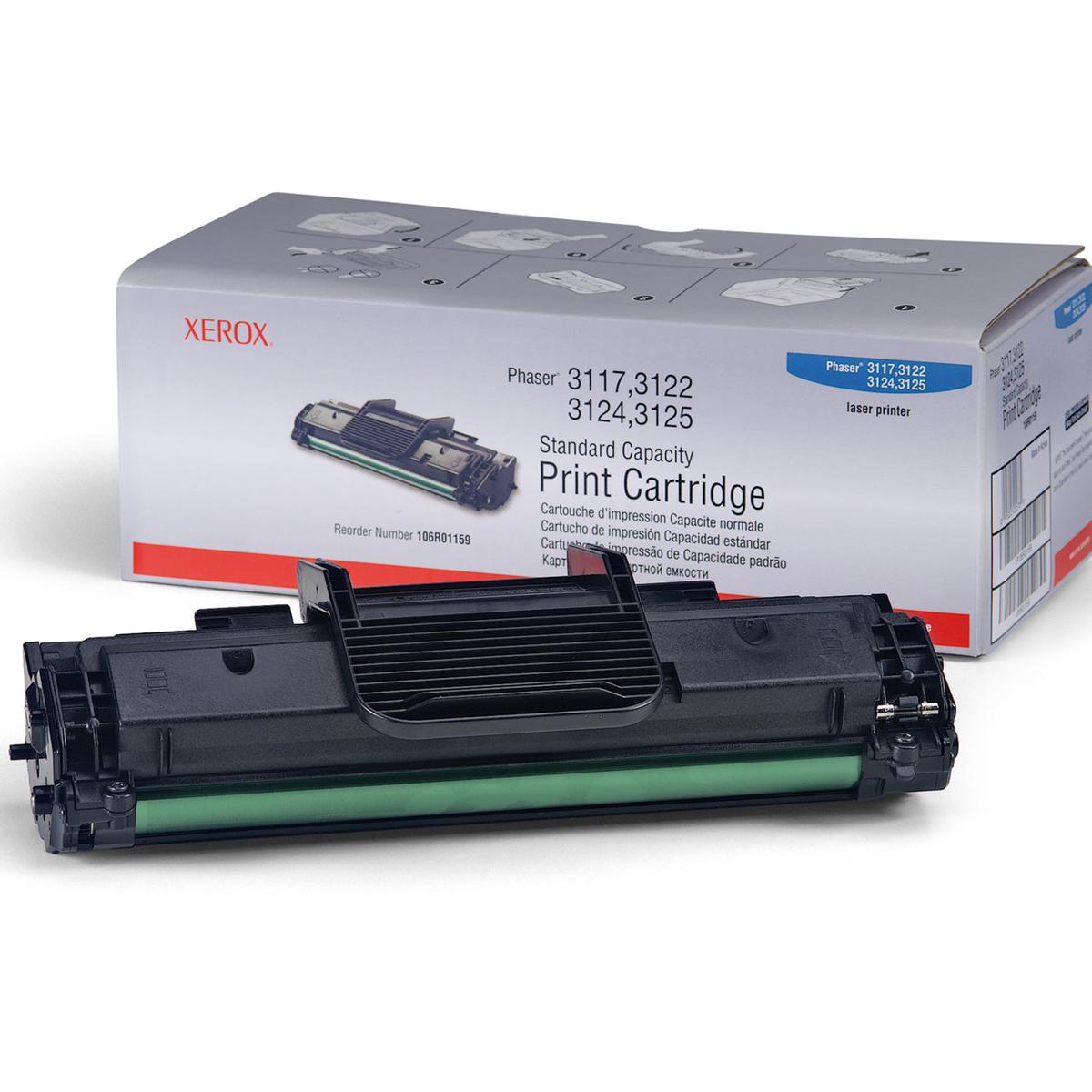 

Xerox 106R01159 Black Toner Cartridge, 3000 Pages