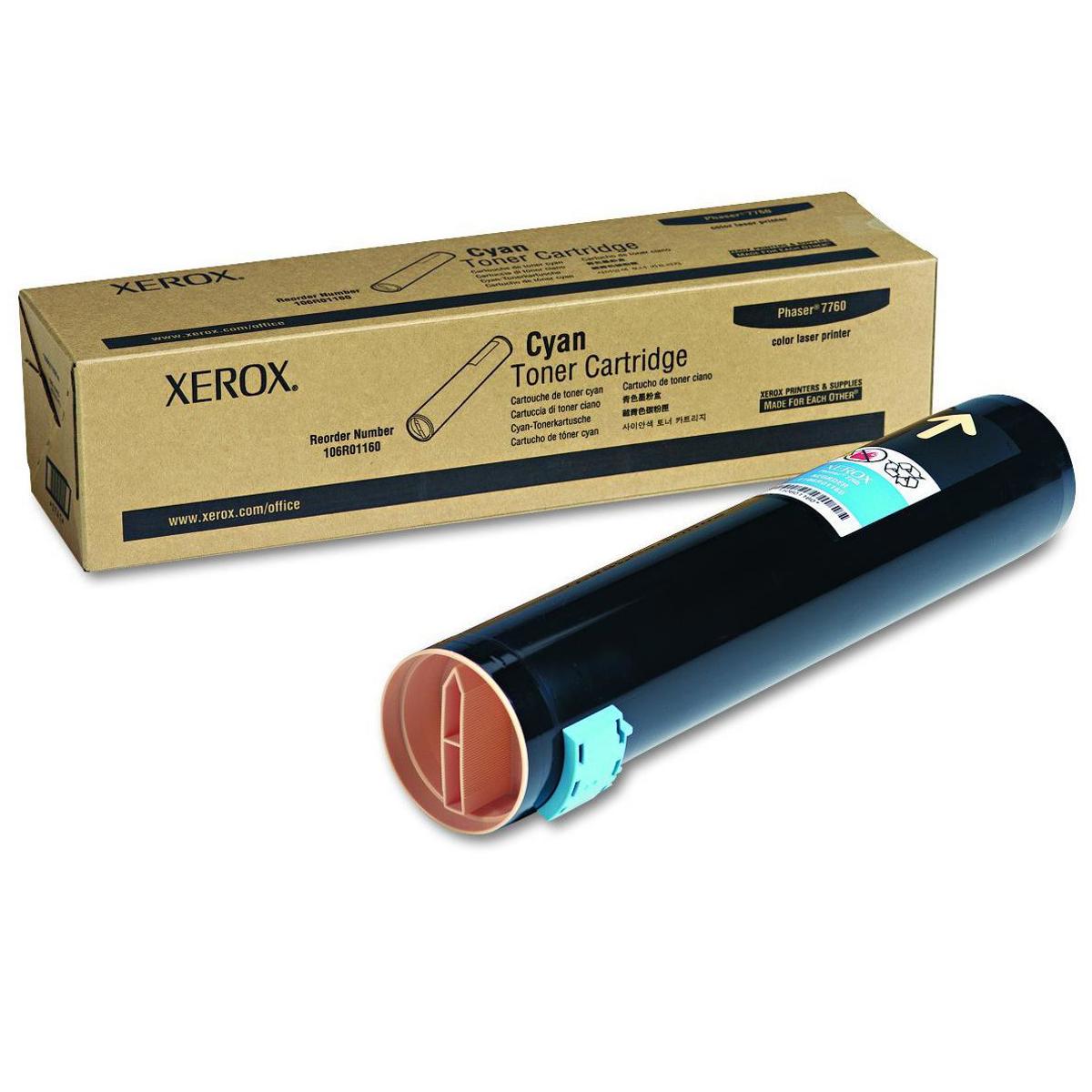 

Xerox 106R01160 Cyan Toner Cartridge, 25000 Pages
