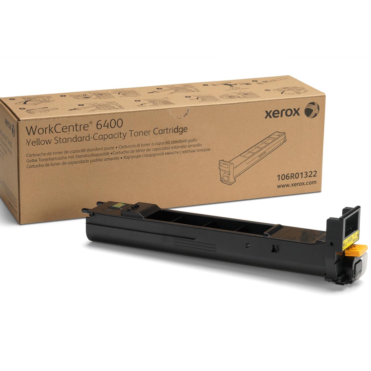 

Xerox Standard Capacity Yellow Toner Cartridge for WorkCentre 6400 Printer