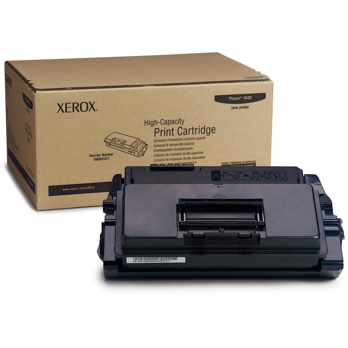 

Xerox 106R01371 Black Toner Cartridge, 14000 Pages