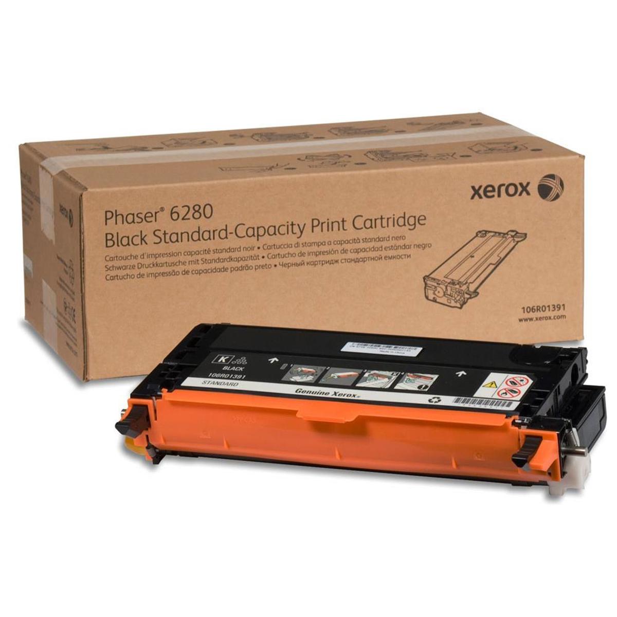 

Xerox 106R01395 Black Print Cartridge, 7000 Pages Yield