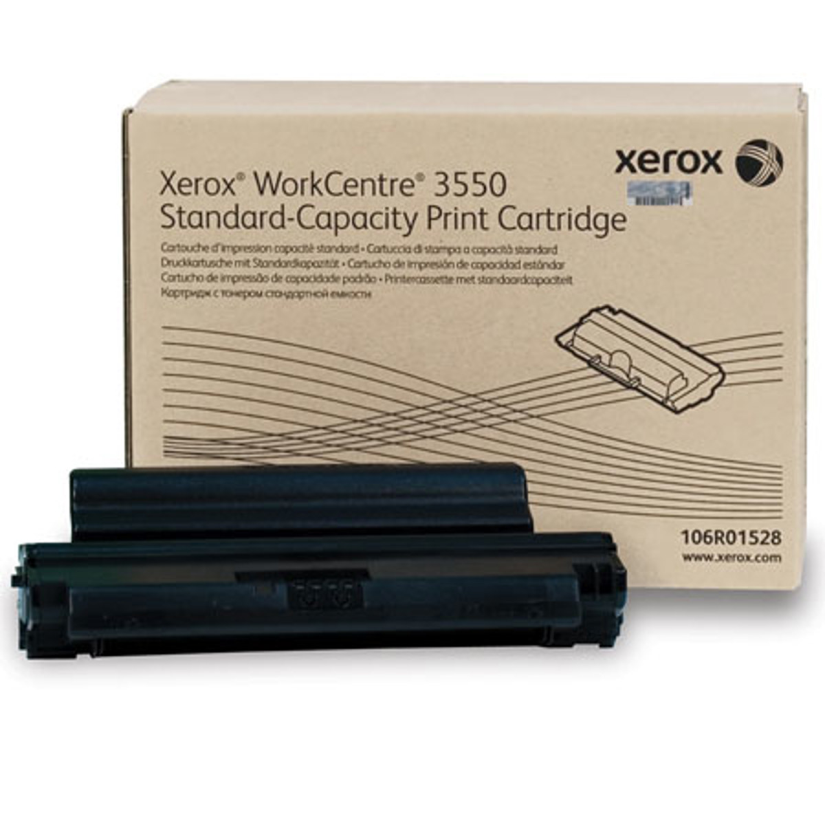 

Xerox 106R01528 Black Print Cartridge, 5000 Pages Yield