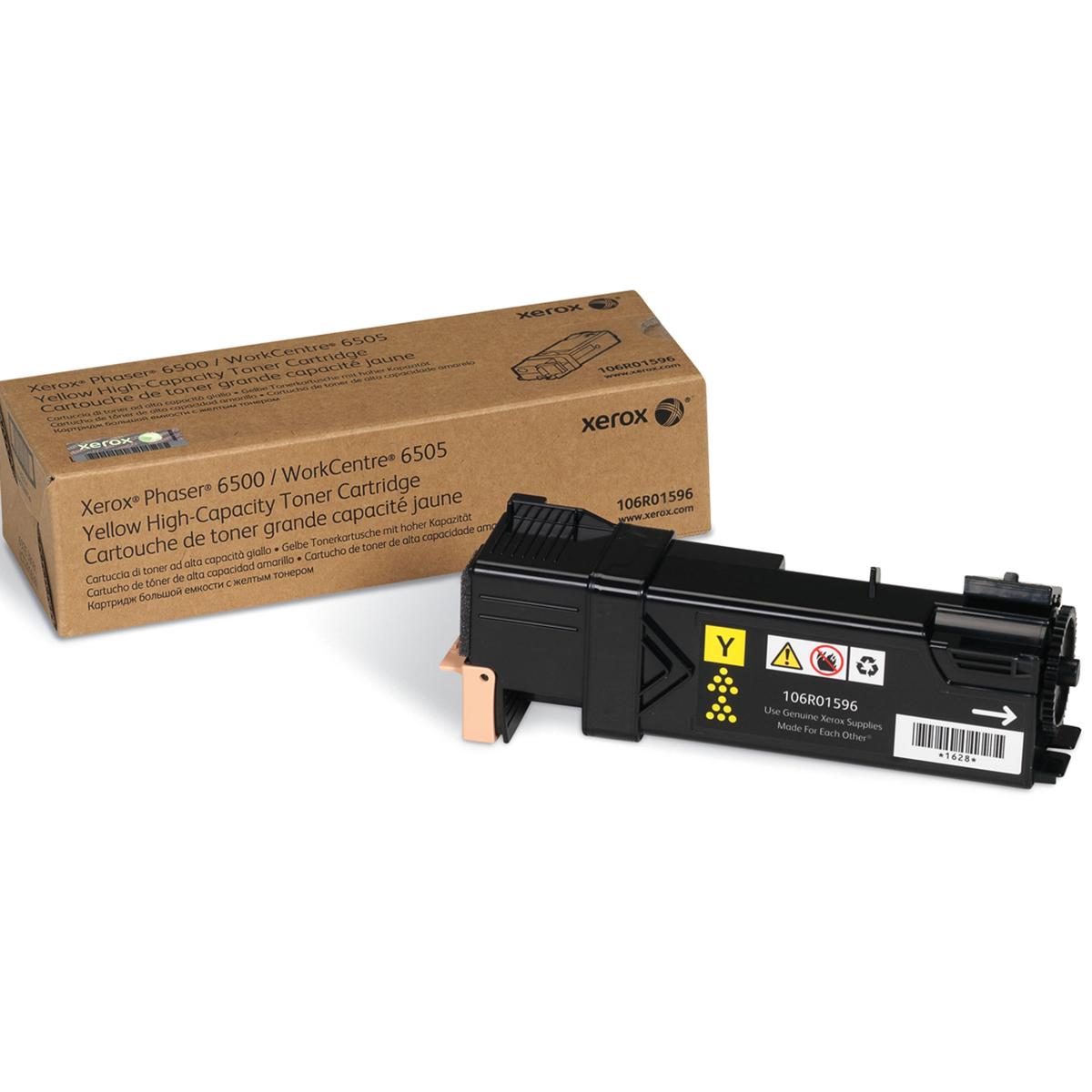 

Xerox 106R01596 High Capacity Yellow Toner Cartridge, Phaser & WorkCentre Series