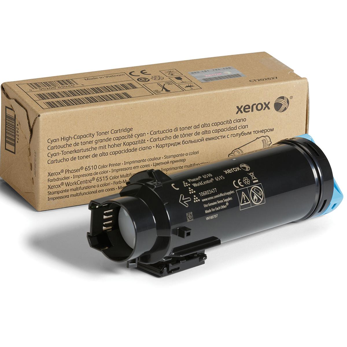 

Xerox Cyan High Capacity Laser Toner Cartridge for WorkCentre & Phaser Printer