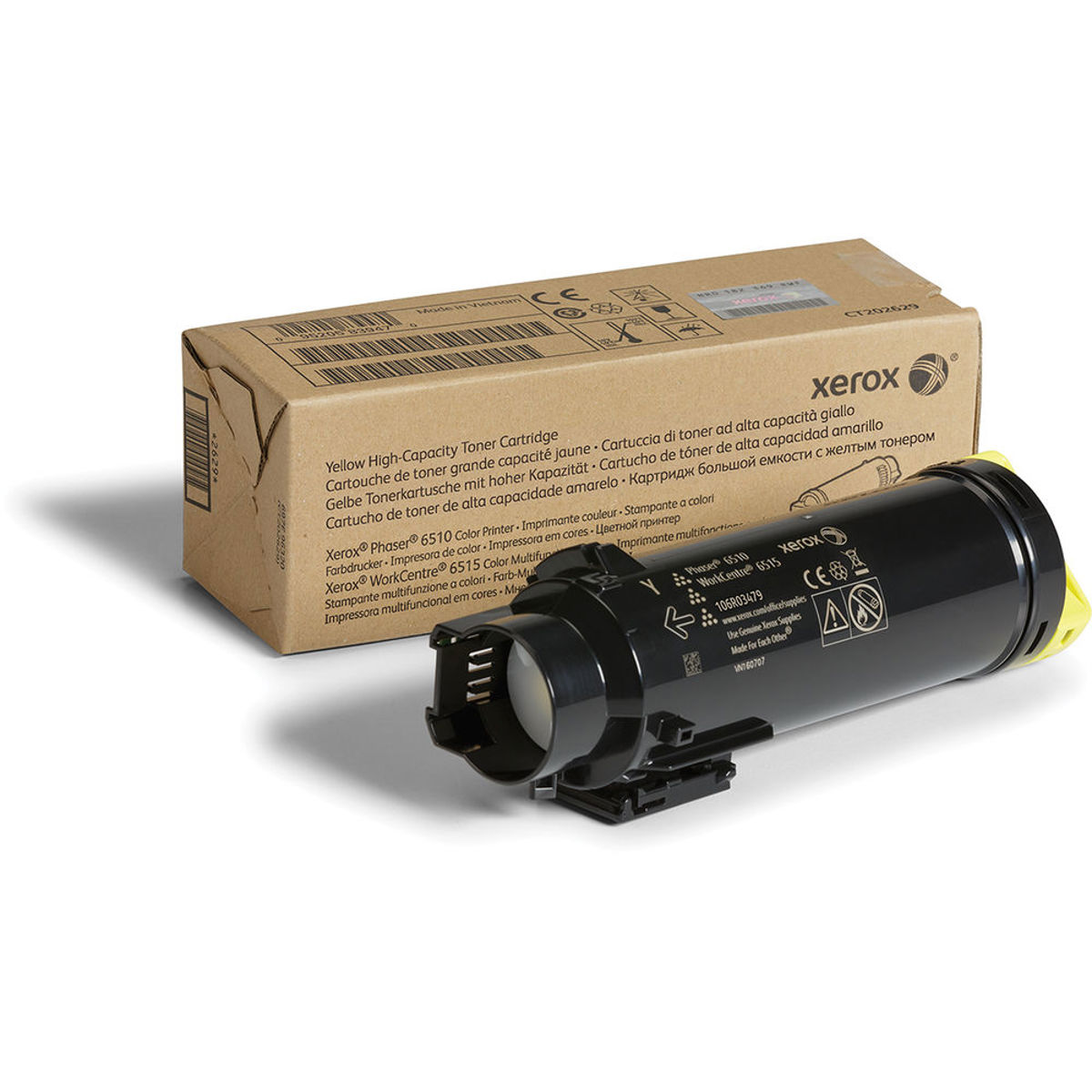 

Xerox Yellow High Capacity Laser Toner Cartridge for WorkCentre & Phaser Printer