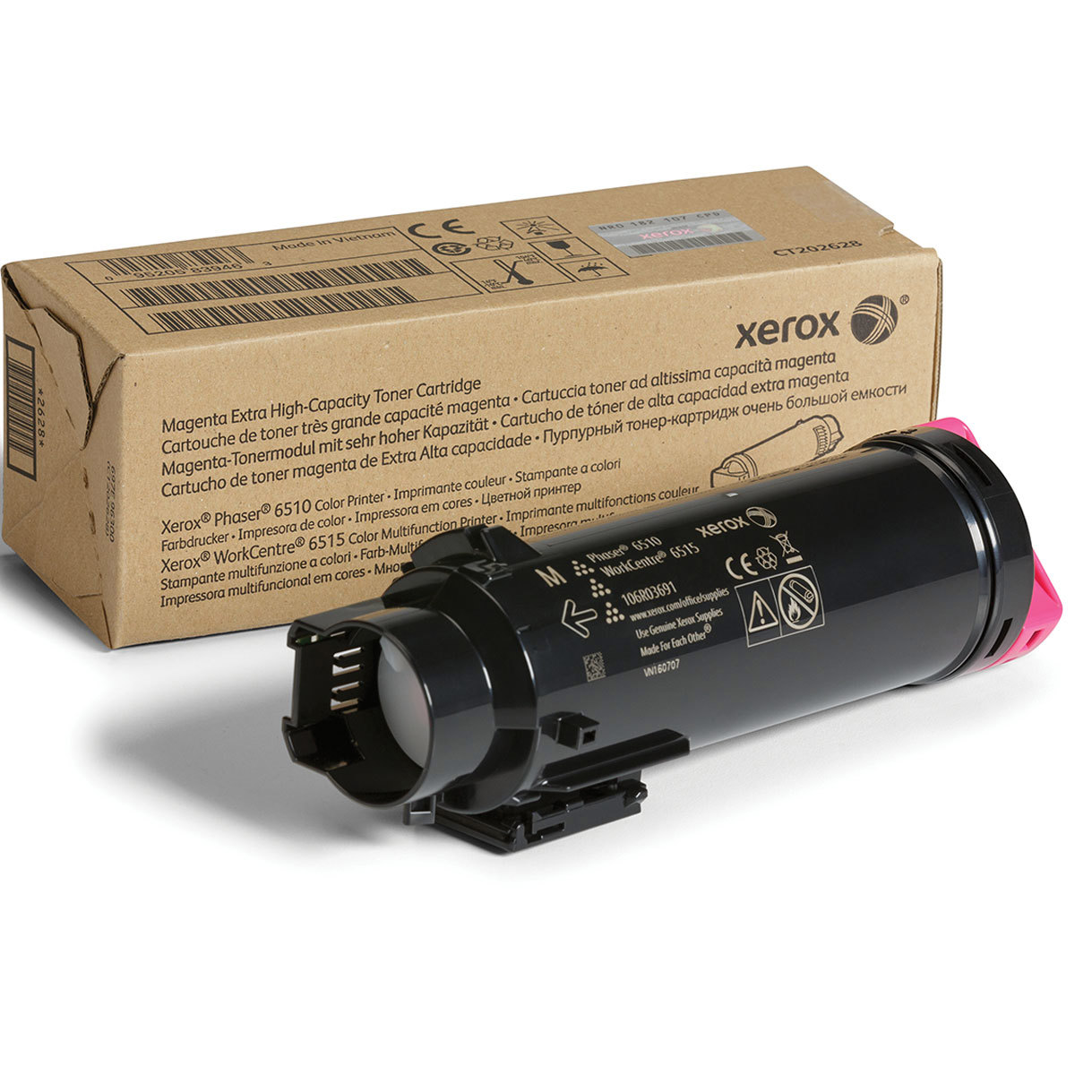 

Xerox Magenta Extra High Capacity Toner Cartridge for WorkCentre, Phaser Printer