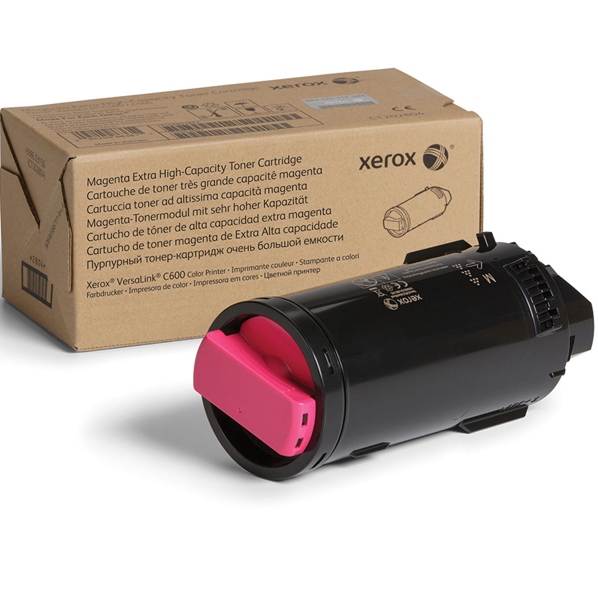 

Xerox Magenta Extra High Capacity Toner Cartridge for C600 Printer, 16800 Pages
