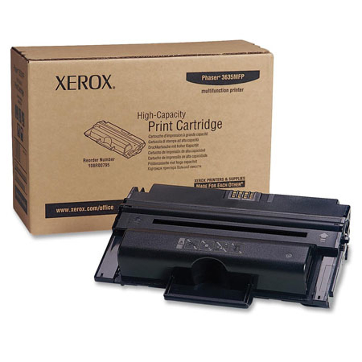 

Xerox 108R00795 Black Toner Cartridge for Phaser 3635MFP, 10000 Pages