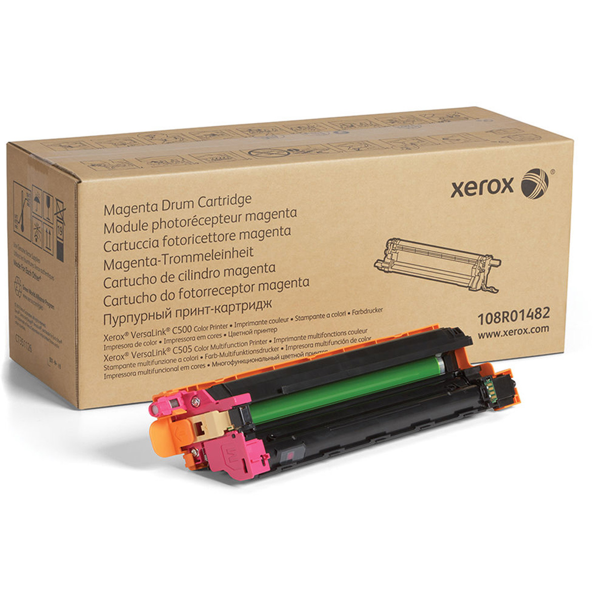 

Xerox Magenta Laser Drum Cartridge for VersaLink C500/C505 Printer, 40000 Pages