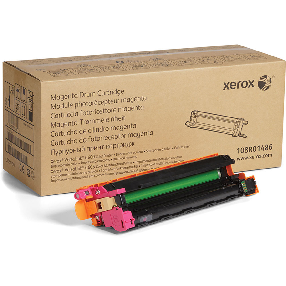 

Xerox Magenta Laser Drum Cartridge for VersaLink C600/C605 Printer, 40000 Pages