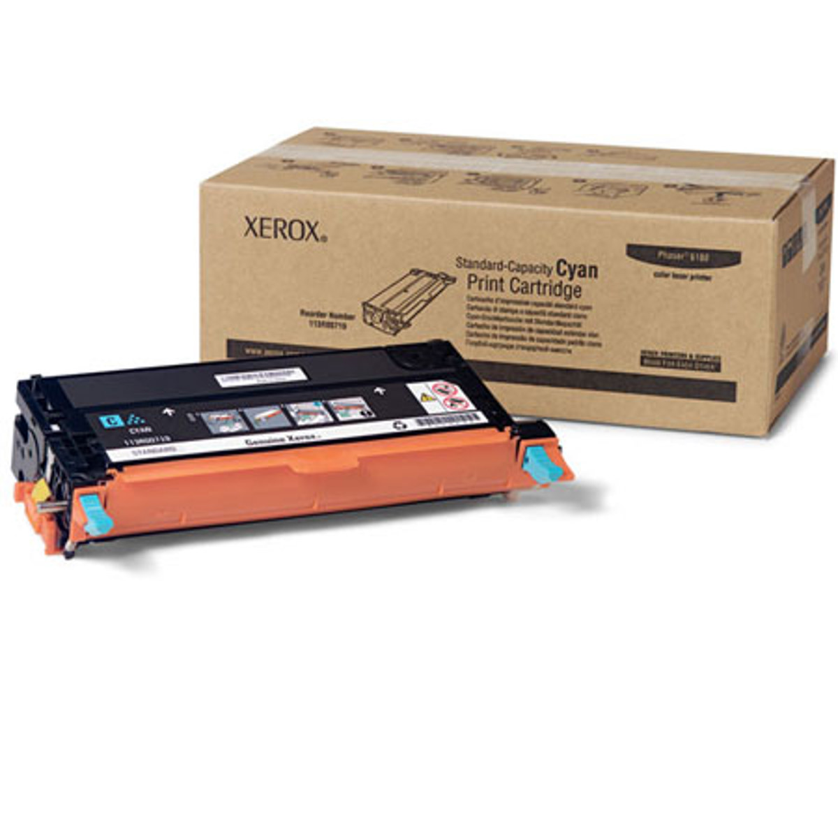 

Xerox 113R00719 Cyan Print Cartridge for Phaser 6180, 6180MFP Printer Series