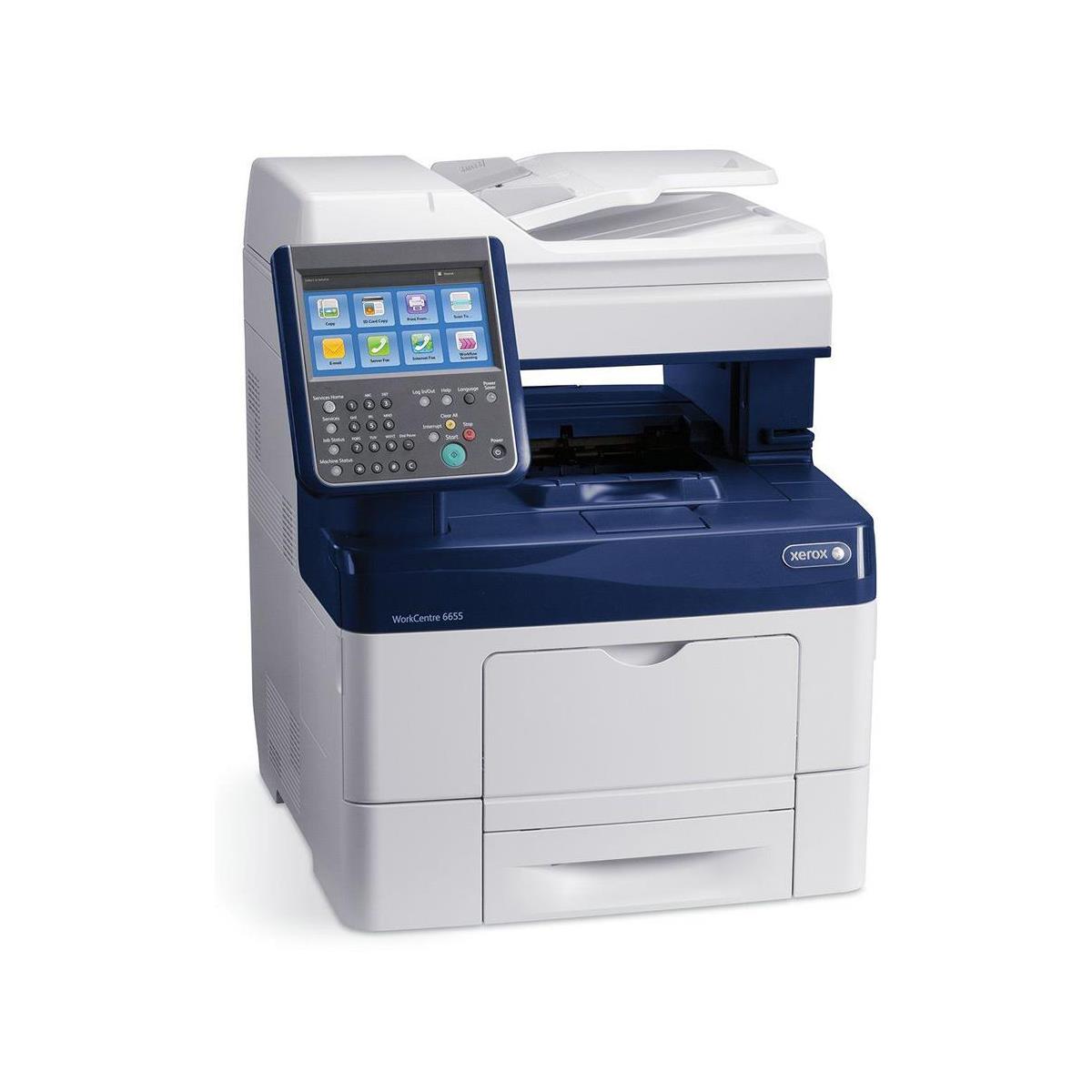 Image of Xerox WorkCentre 6655/X Color Multifunction Laser Printer