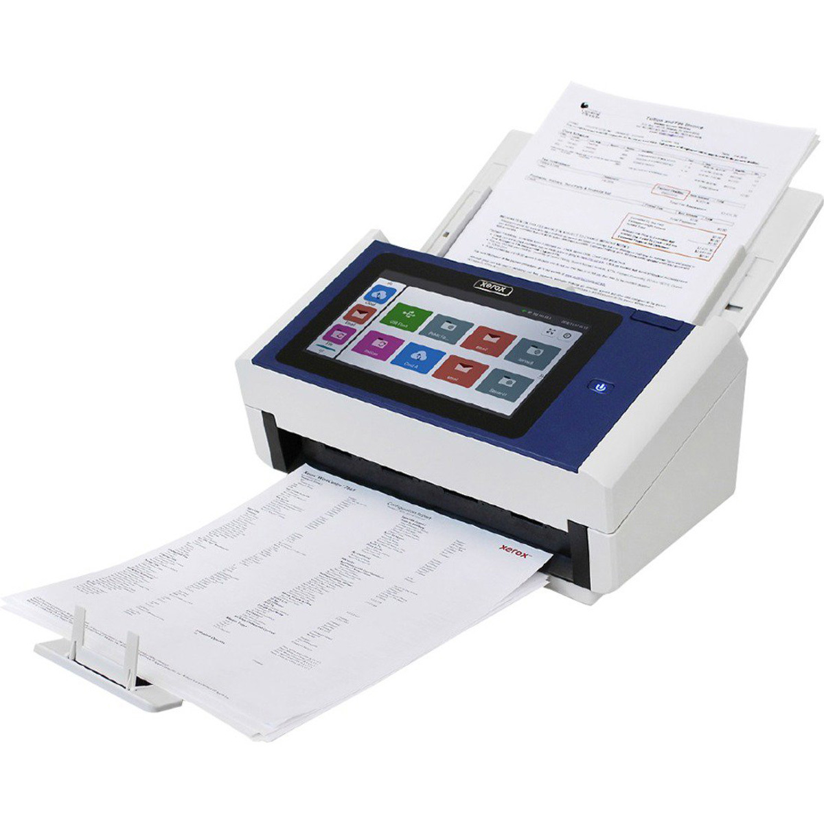 

Xerox N60w 8" Color Network Hybrid Duplex Touchscreen Scanner