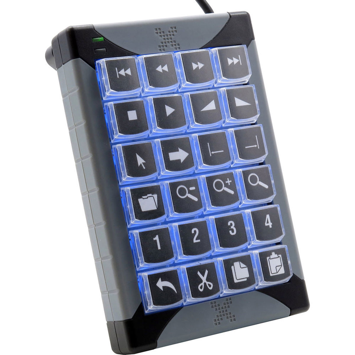 Image of X-Keys XK-24 24-Key USB KVM Keypad