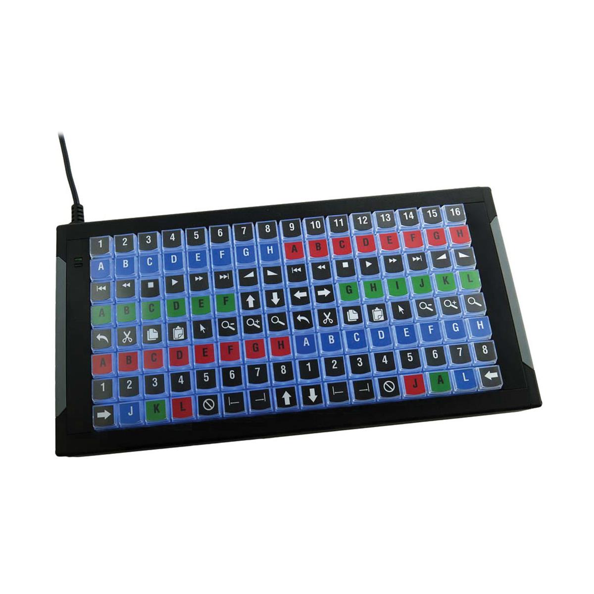 Image of X-Keys XK-128 128-Keys Customizable USB Keyboard