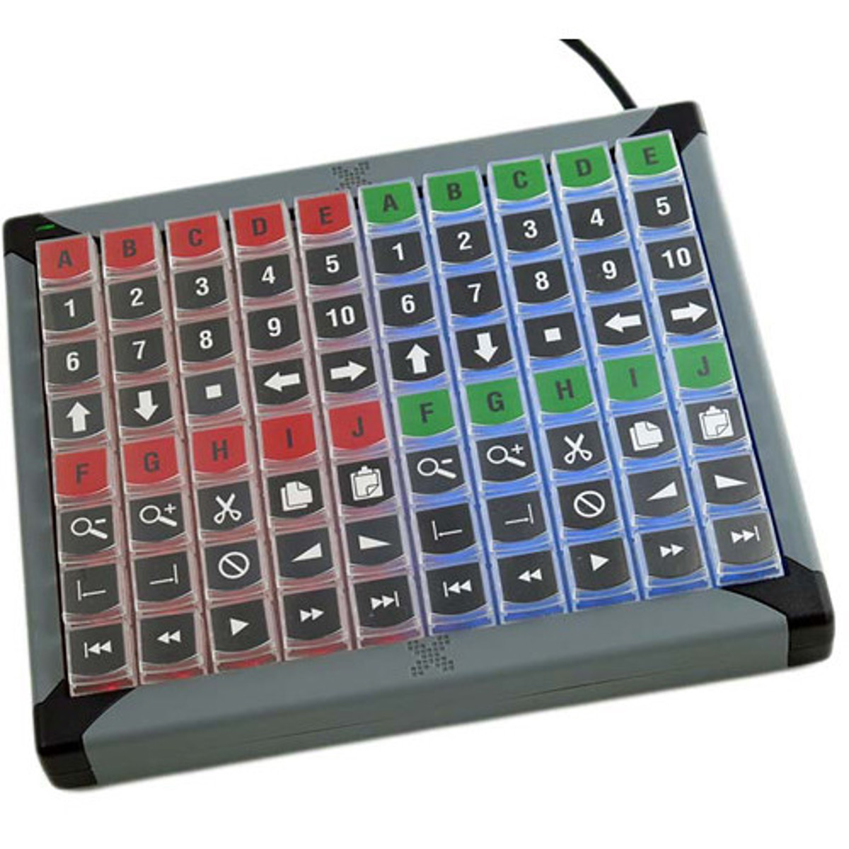 Image of X-Keys XK-80 80-Key USB KVM Keypad